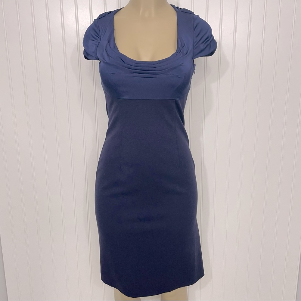 Elie Tahari Royal Blue Jewel Tone Verda Dress NWT Size 2
